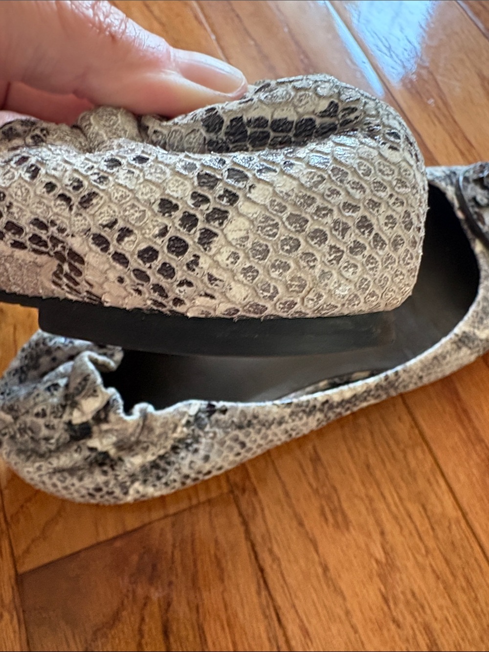 Tory Burch snakeskin ballet flats - Picture 12 of 12